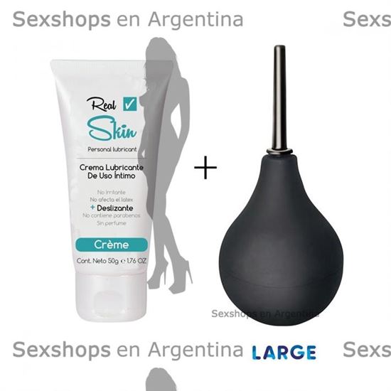 Ducha anal de 150 ml mas crema de regalo